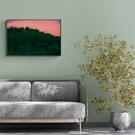 Canvas Print: "Stillness Amidst Chaos"