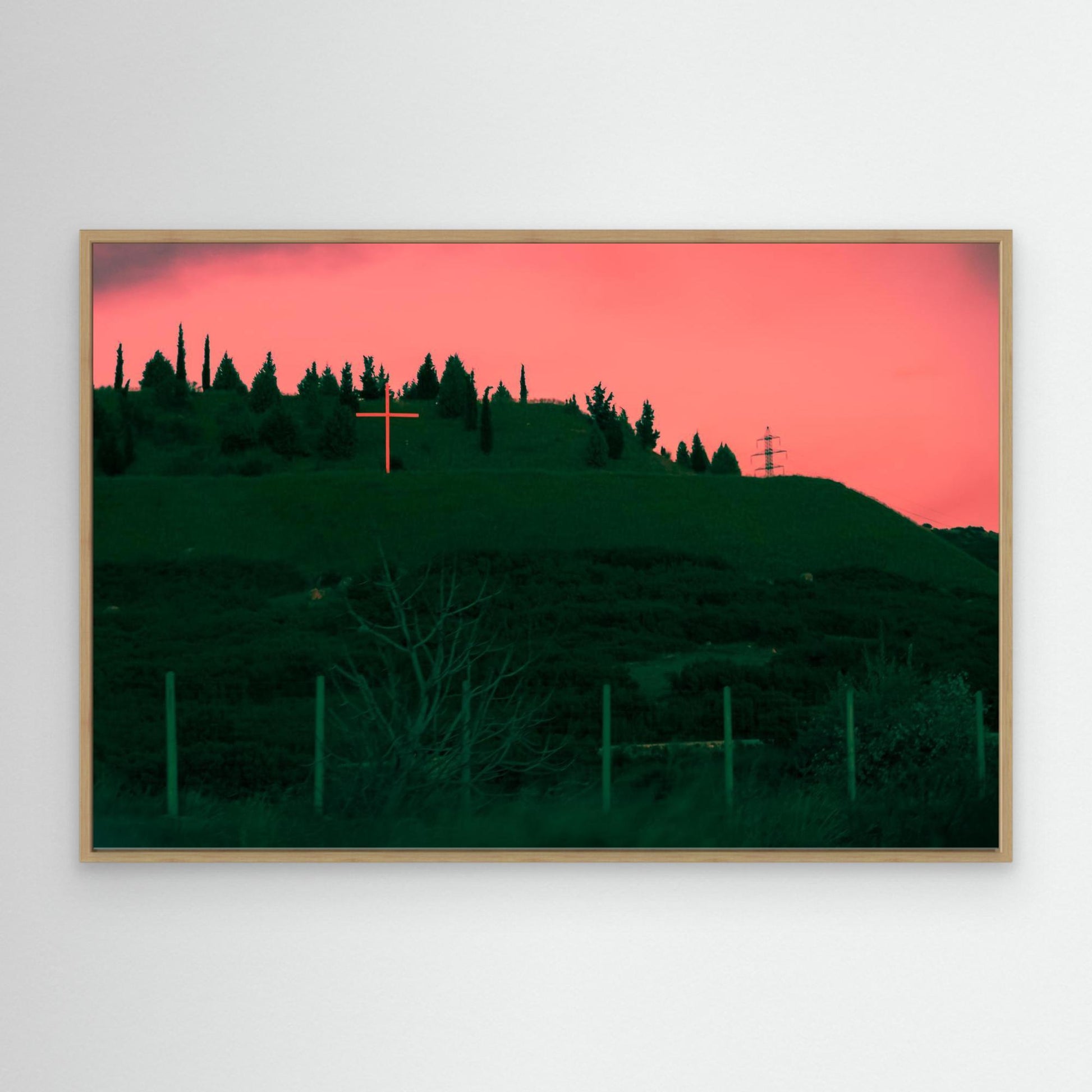 Canvas Print: "STILLNESS AMIDST CHAOS"