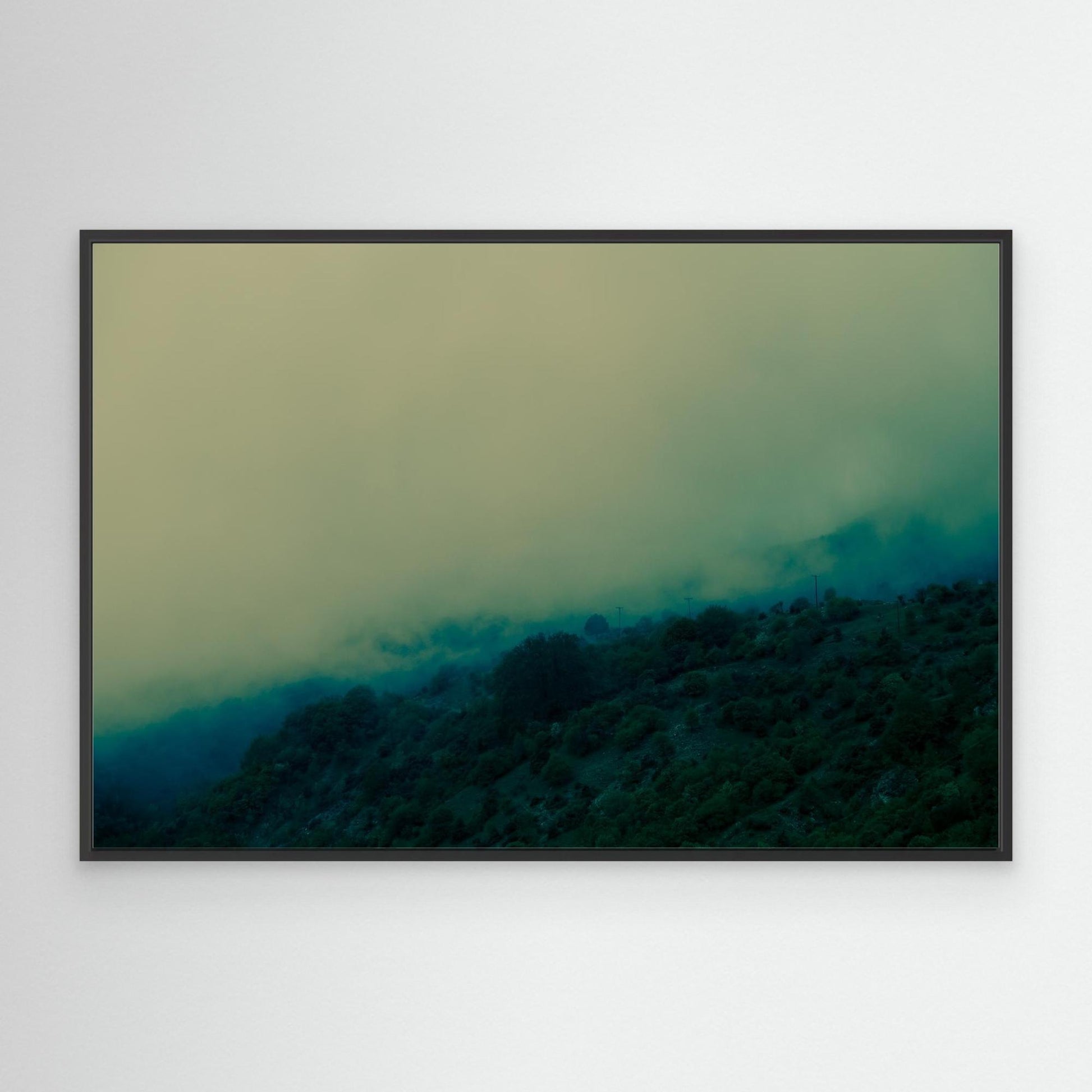 Canvas Print: "Foggy Roads Ahead"