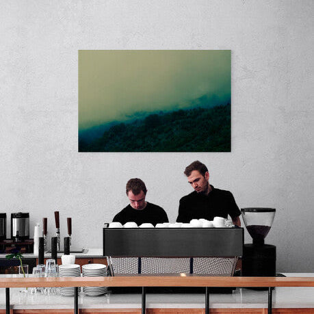Canvas Print: "Foggy Roads Ahead"