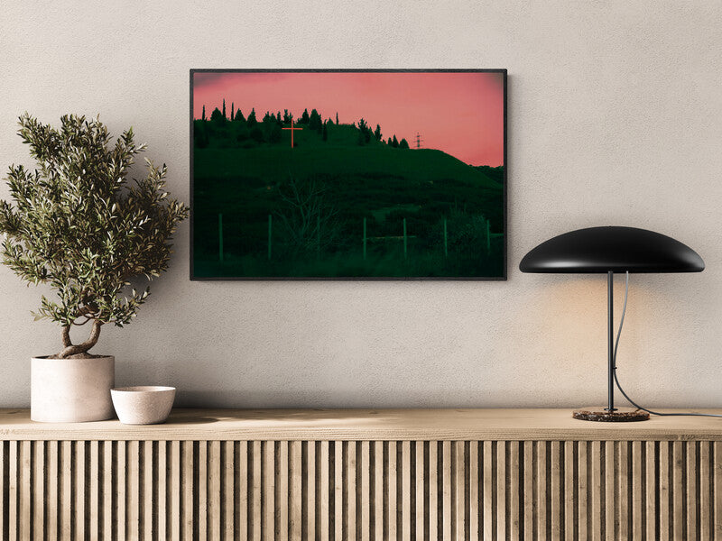Canvas Print: "Stillness Amidst Chaos"