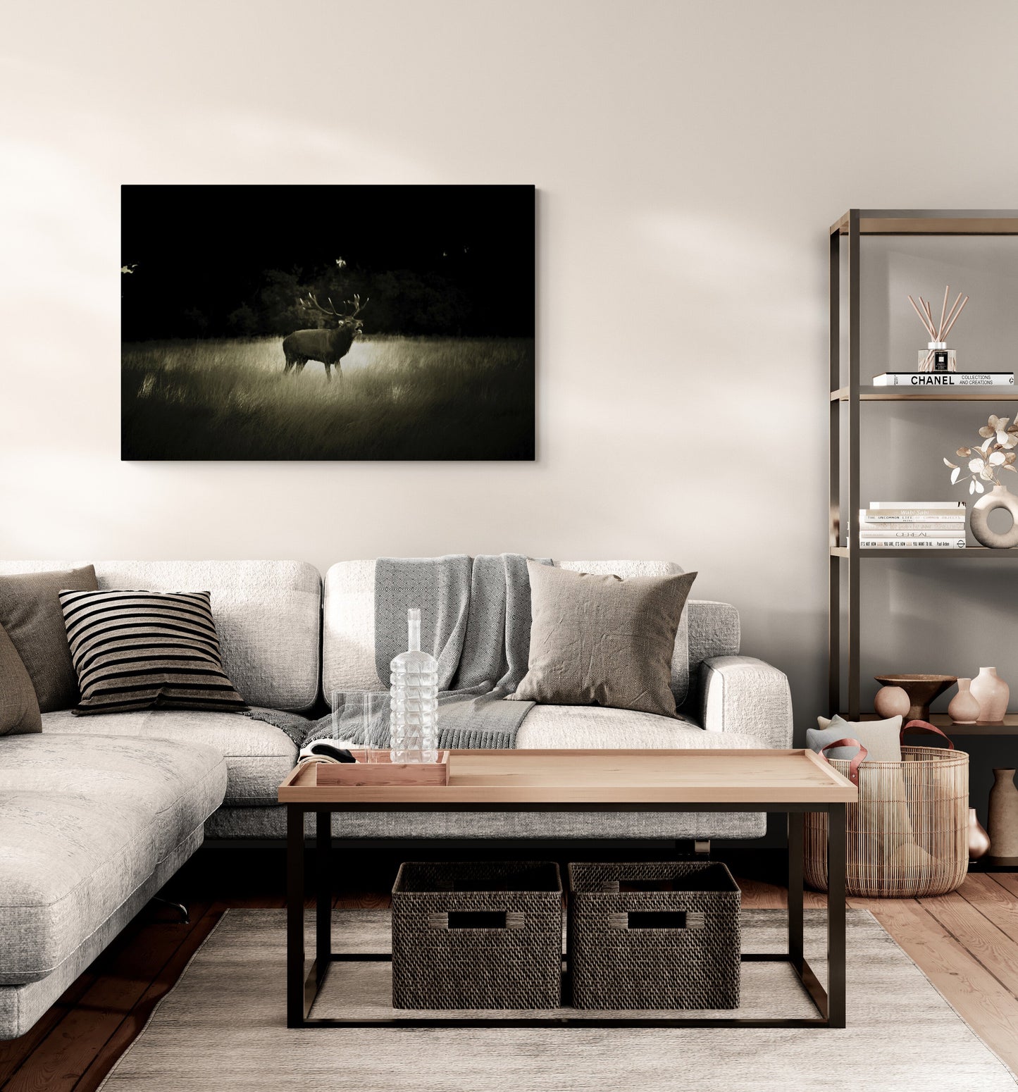 Canvas Print: "Silent Despair"