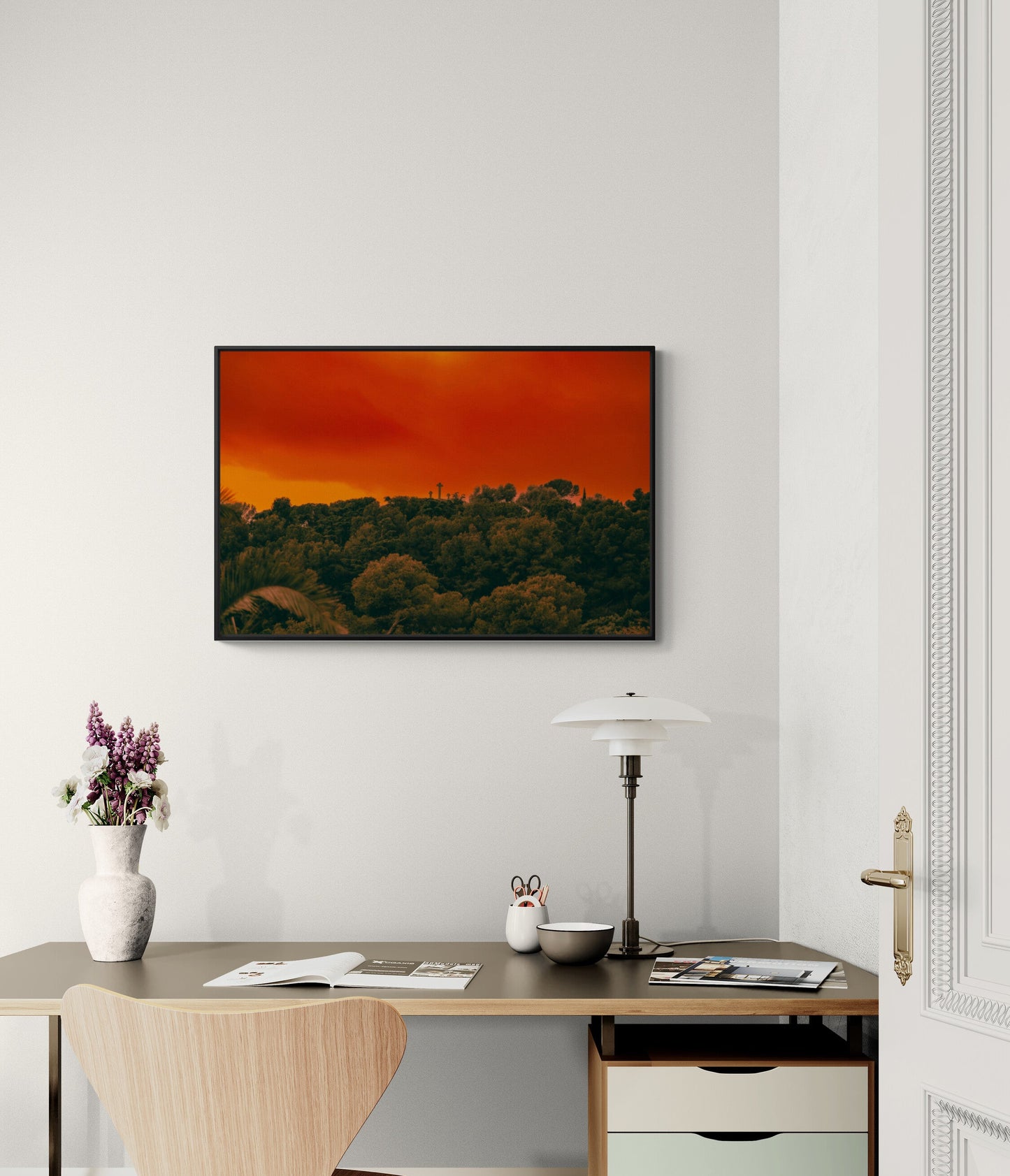 Canvas Print: "Fire in the Sky"