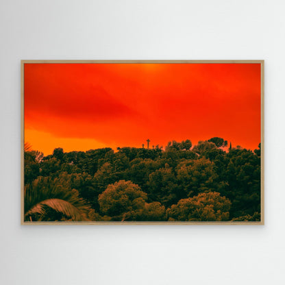 Canvas Print: "Fire in the Sky"