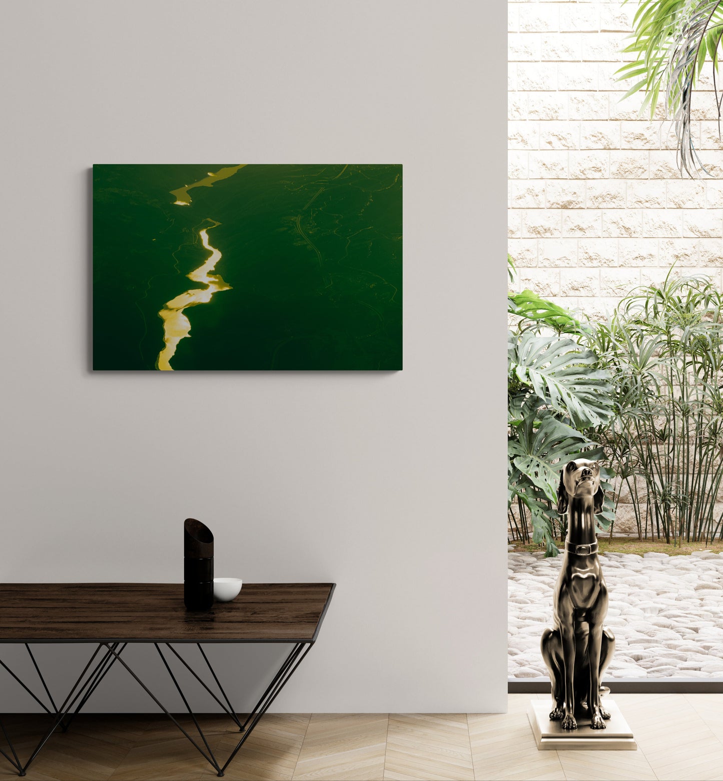 Canvas Print: "Gold River of Life"