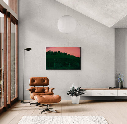 Canvas Print: "Stillness Amidst Chaos"