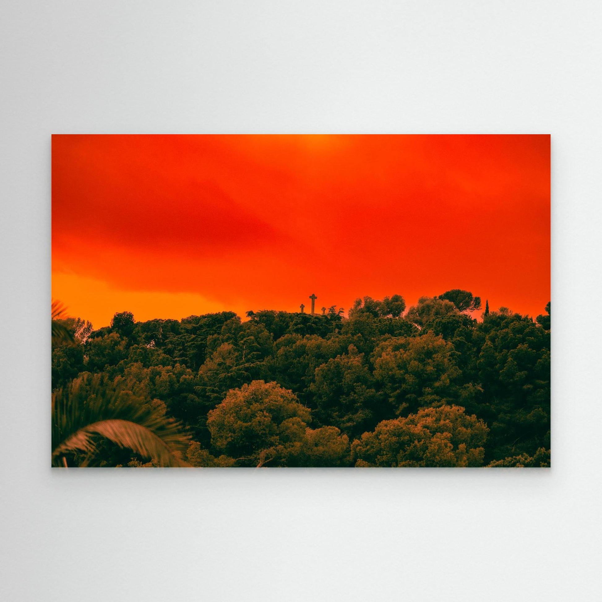 Canvas Print: "Fire in the Sky"