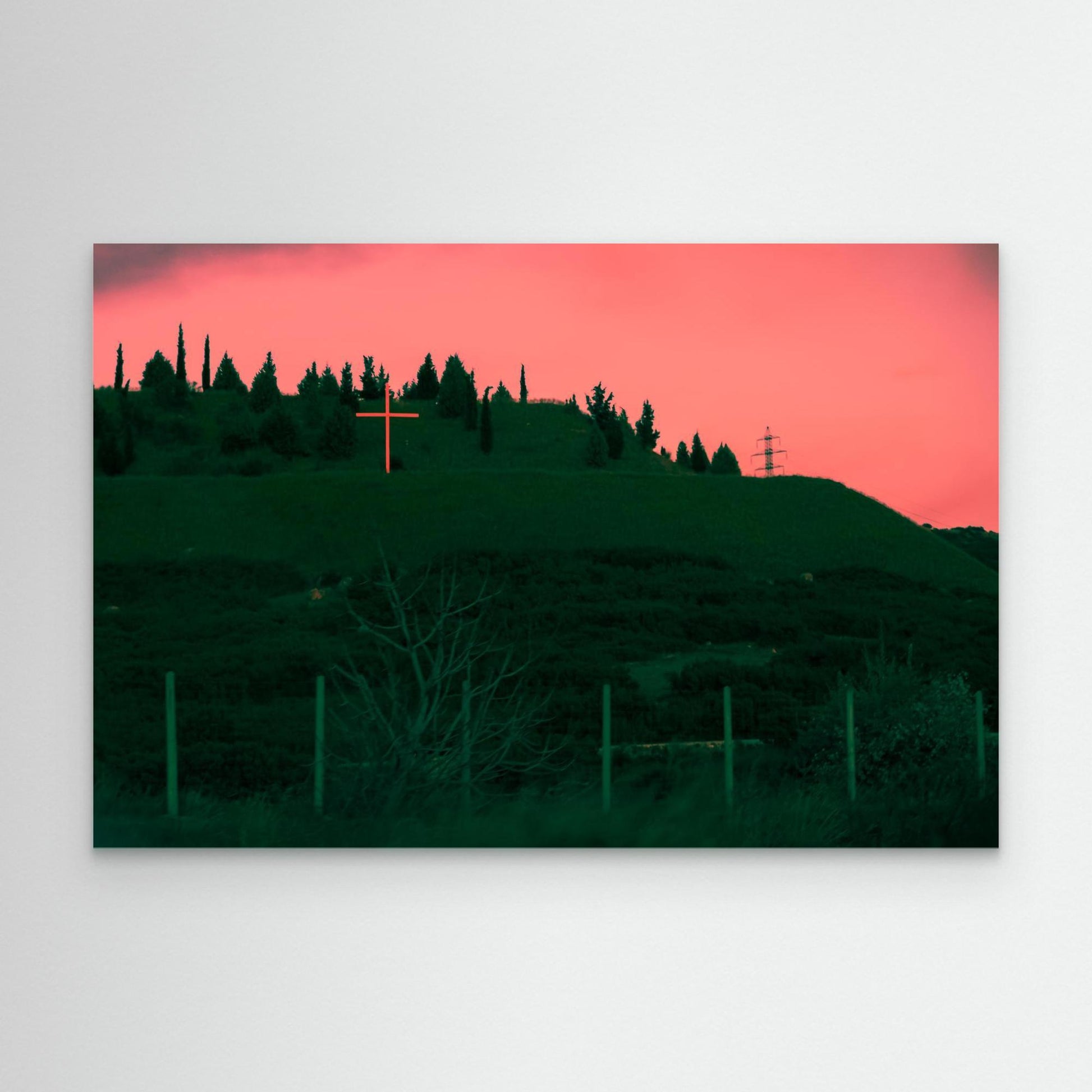 Canvas Print: "STILLNESS AMIDST CHAOS"