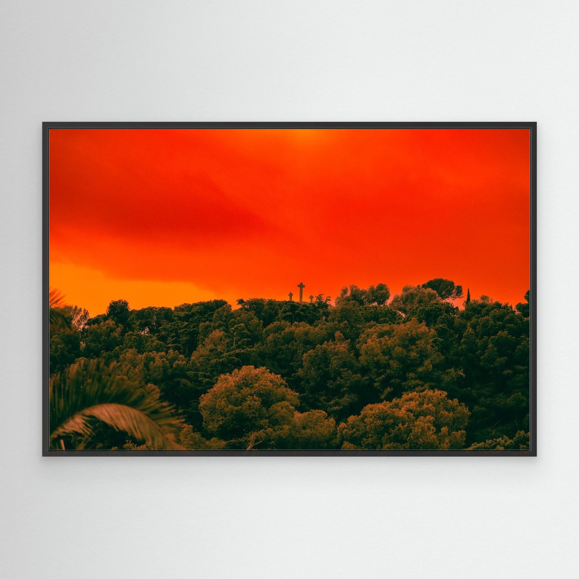 Canvas Print: "Fire in the Sky"